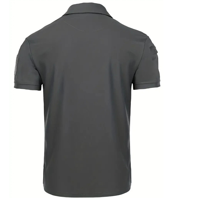 Men’s Tactical Polo T-Shirt Quick Dry Combat Short Sleeve Team Work Casual Shirt