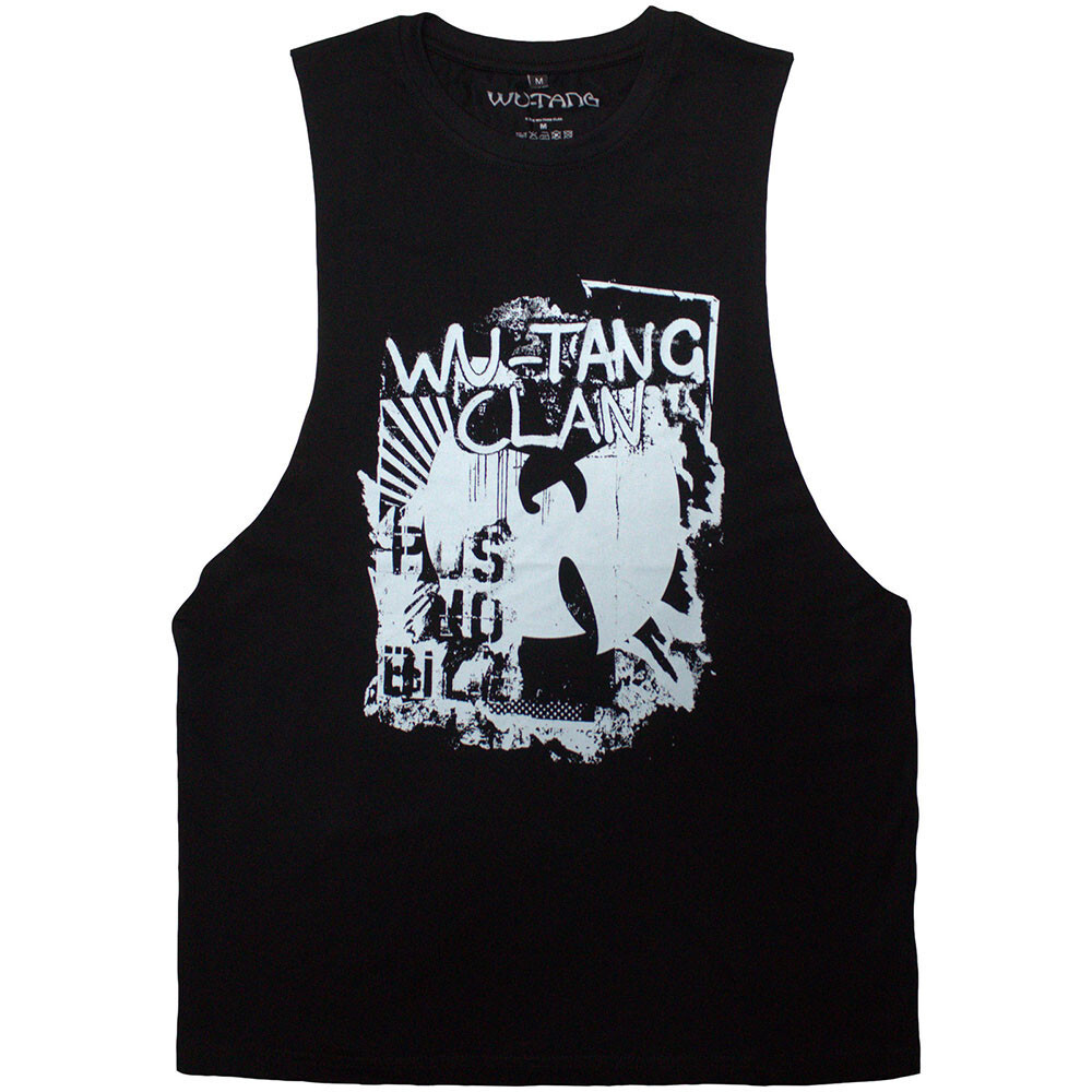 Wu-Tang Clan – Graffiti – Black Sleeveless Tank t-shirt