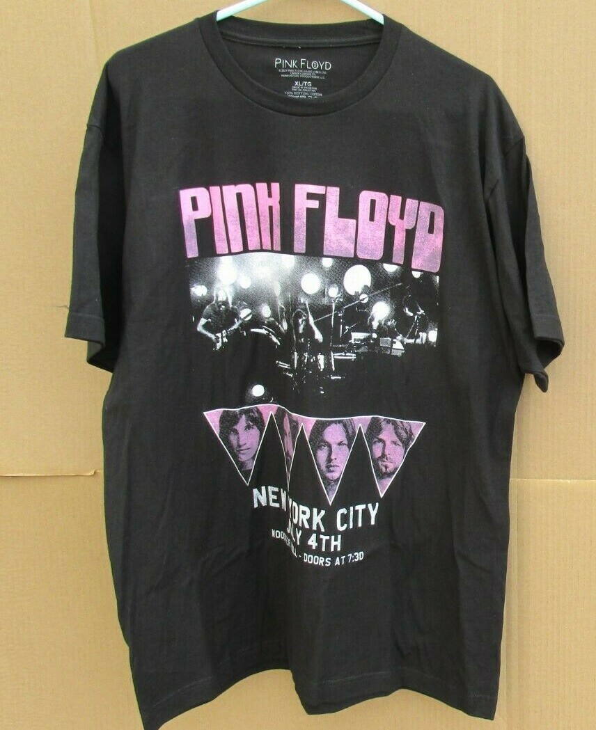 PINK FLOYD 2021 BLACK AND PINK T SHIRT XLARGE NEW WITH TAGS