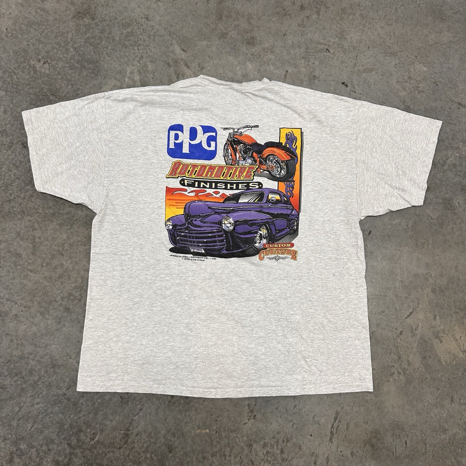 VTG 2000 Ben’s Paint Supply 2XL T-Shirt PPG Automotive Finishes Custom Culture