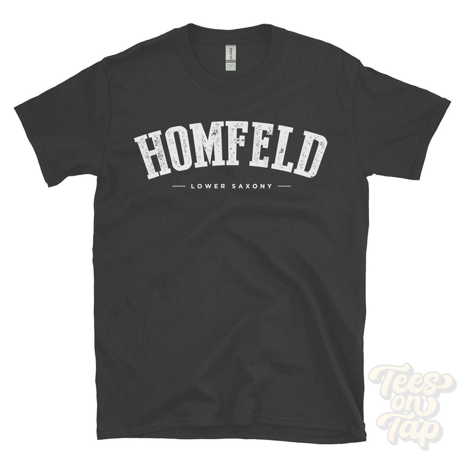 HOMFELD LOWER SAXONY T-SHIRT Bruchhausen-Vilsen Deutschland retro varsity gift