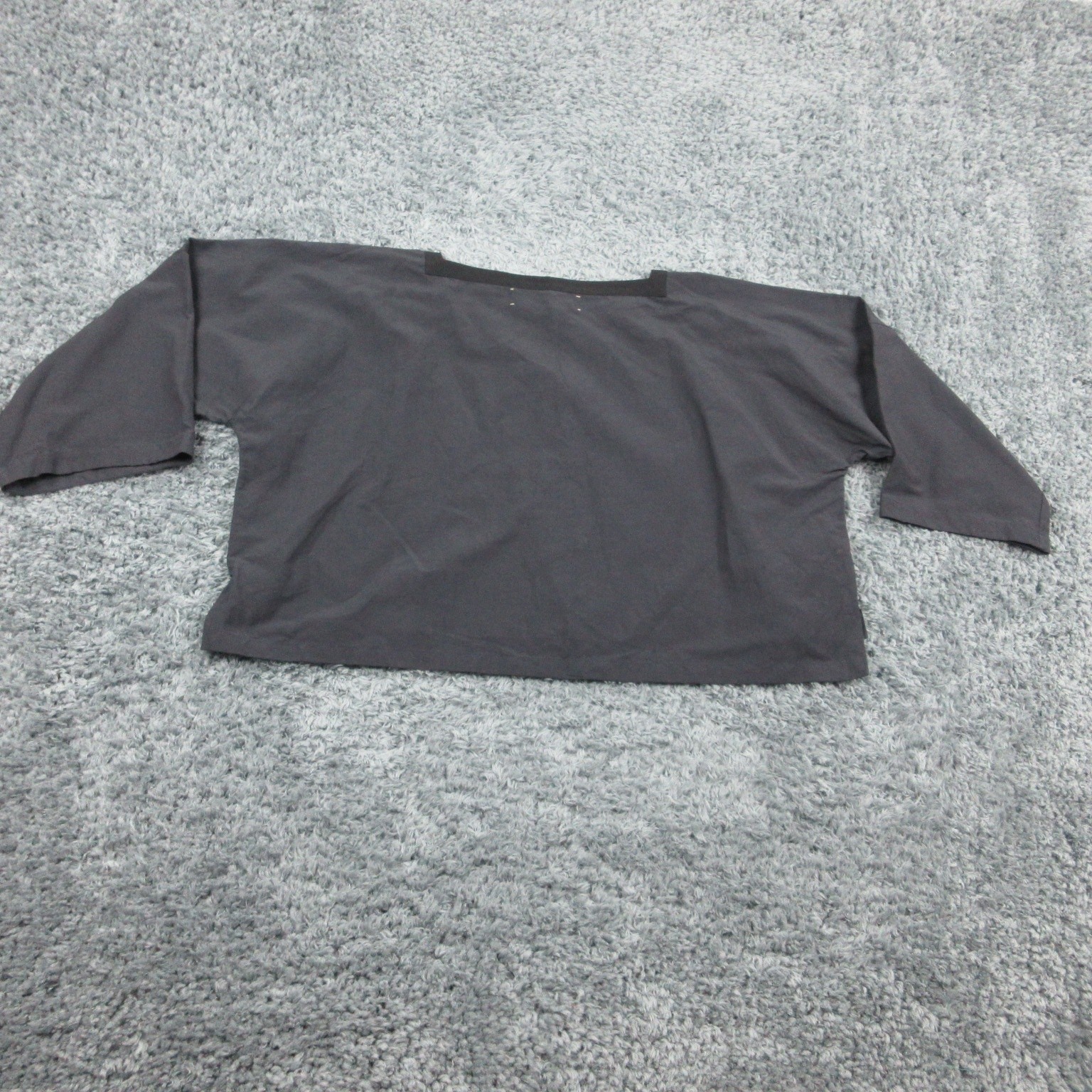 Marni Shirt Womens 44 Black Boxy Square Neck Summer Edition 2012 Made Portugal