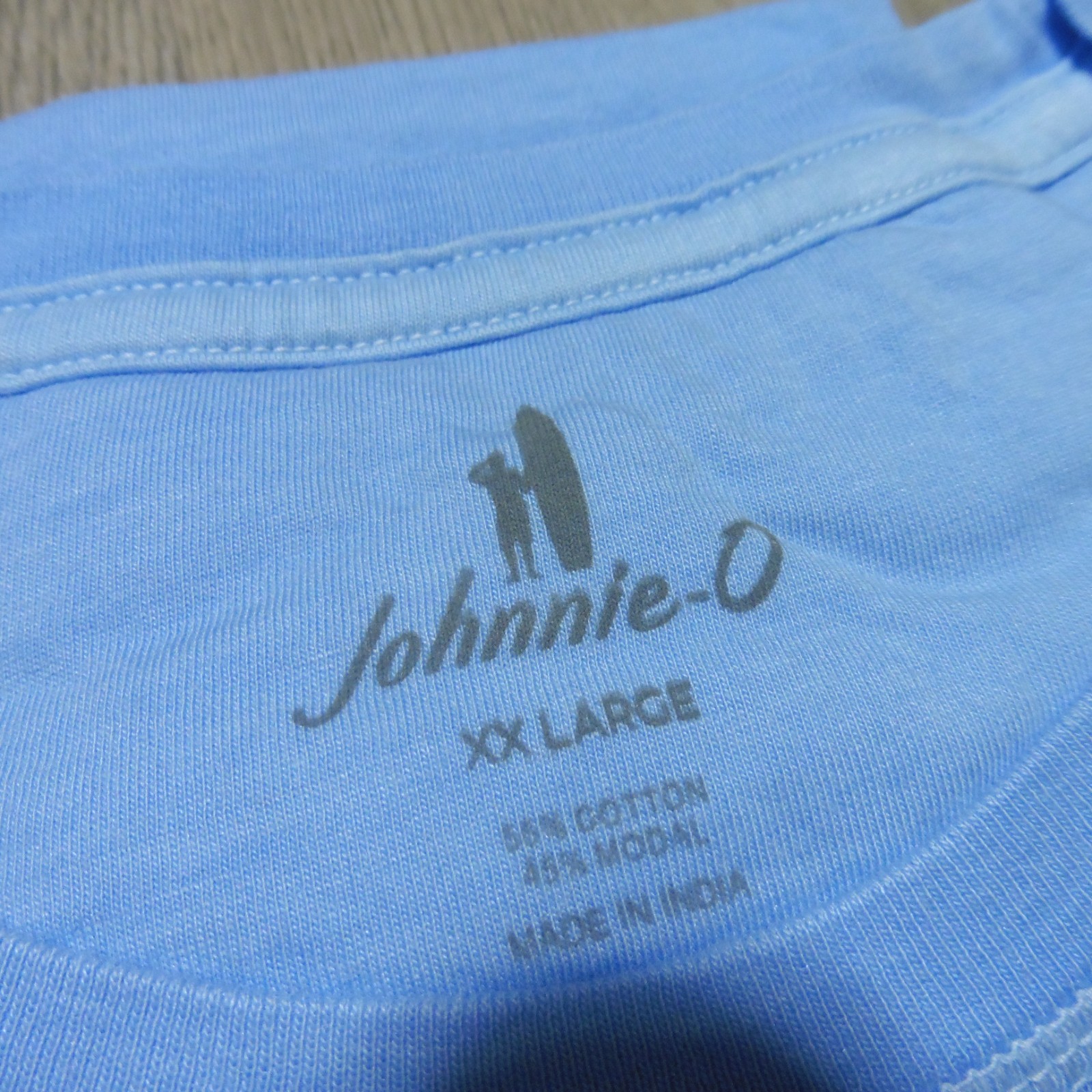 JOHNNIE-O Mens 2XL XXL DALE 2.0 T SHIRT MALIBLU BLUE SHORT SLEEVE GOLF TEE