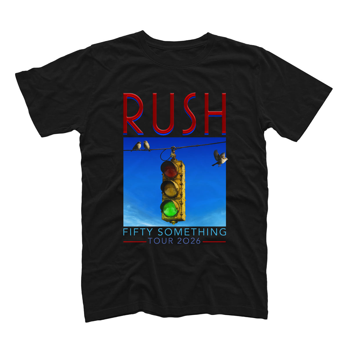 RUSH Band T Shirt Fifty Something North American Tour 2026 Reprint