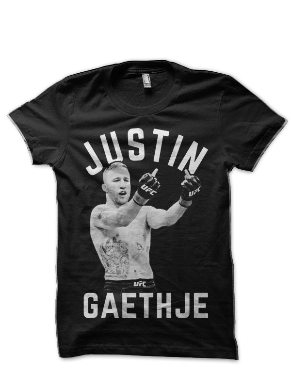 Justin Gaethje UFC Black T-Shirt