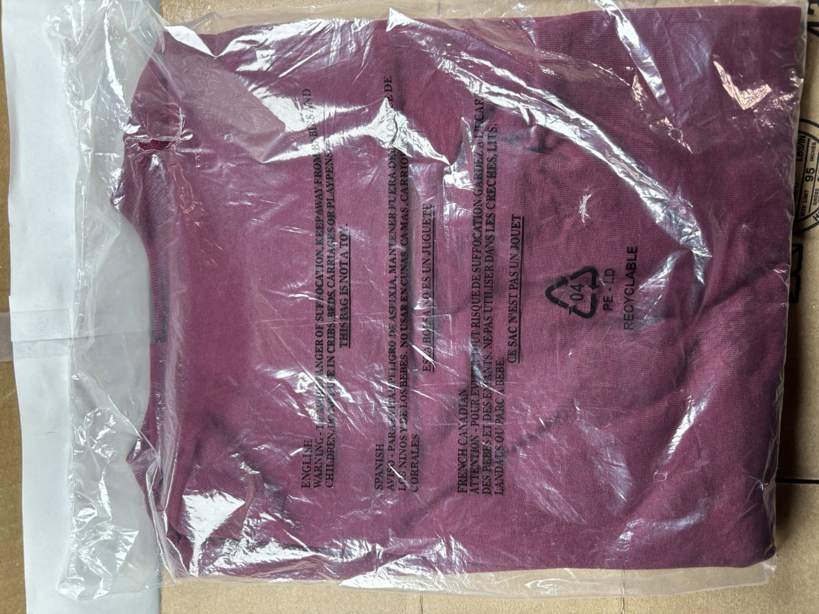 The Hundreds Wildfire Crest LS Double Sided Graphic Maroon Burgundy