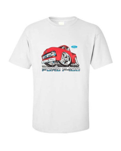 1953 Ford F-100 Series Pickup Truck T-shirt Single / Double Print
