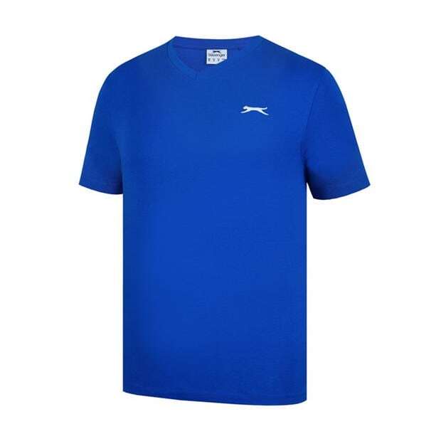 Mens Slazenger 100% Cotton V Neck T Shirt XS S M L XL XXL 3XL 4XL BNWT