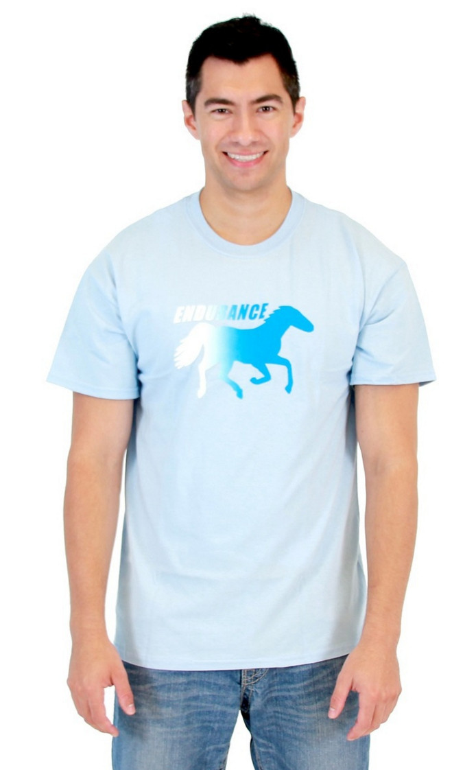 Adult Men’s Napoleon Dynamite Comedy Movie Endurance Light Blue T-shirt Tee