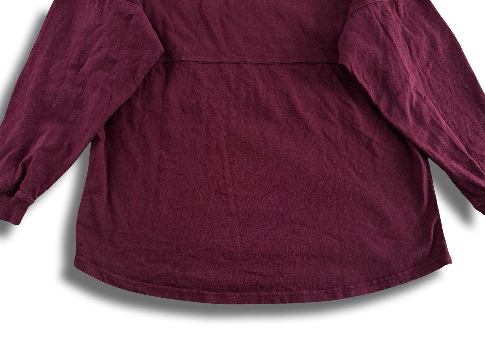 Vintage Spirit Jersey Fordham University Large Burgundy Gray Puff Print T-Shirt