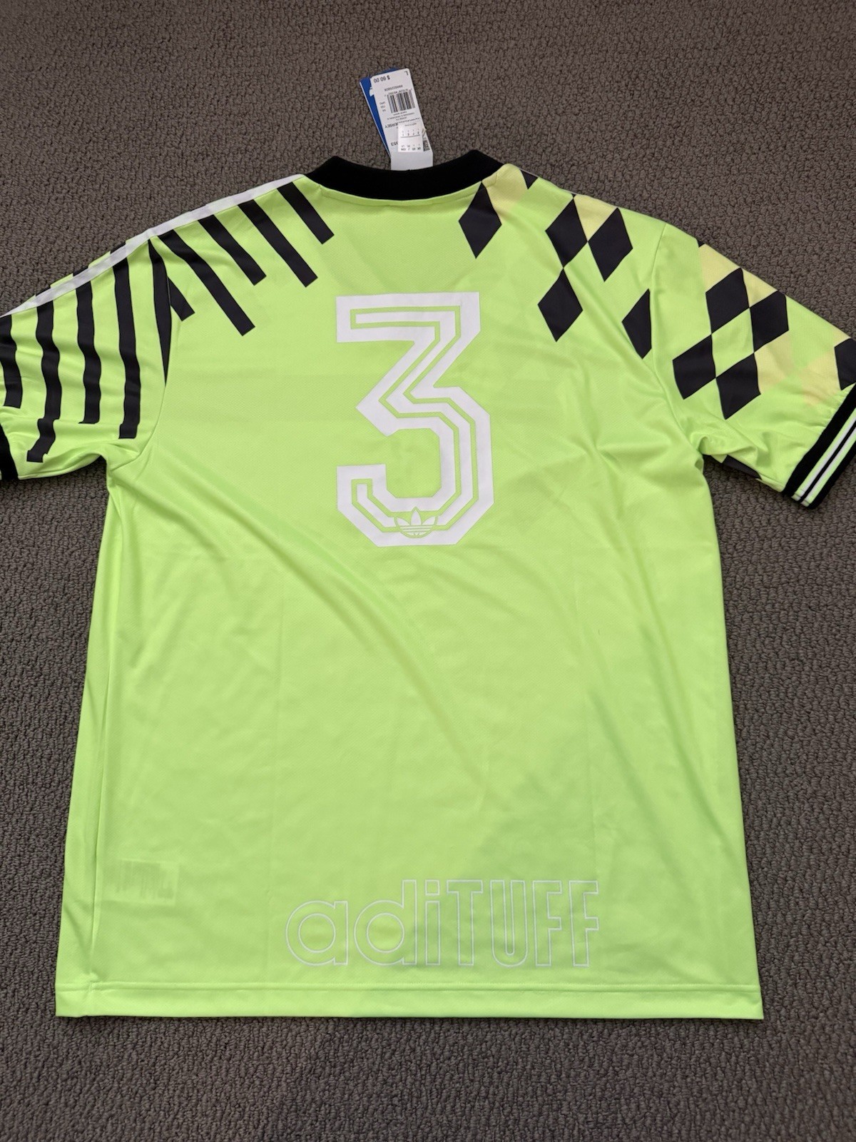 New ADIDAS Originals Nuwave 90’s Jersey Signal Green KD4853 Size L