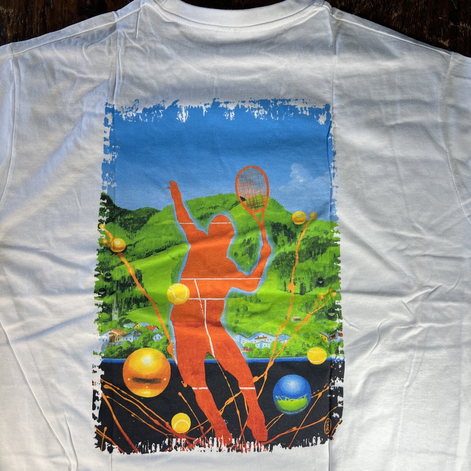 Austrian Open T Shirt Kitzbuhel Austria Size L 100% Cotton SOL’S Regent Size Leg