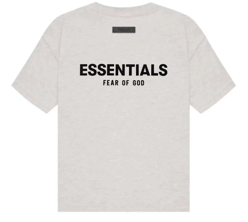 Fear of God Essentials T-Shirt SS22 Light Oatmeal – 100% Authentic Brand New