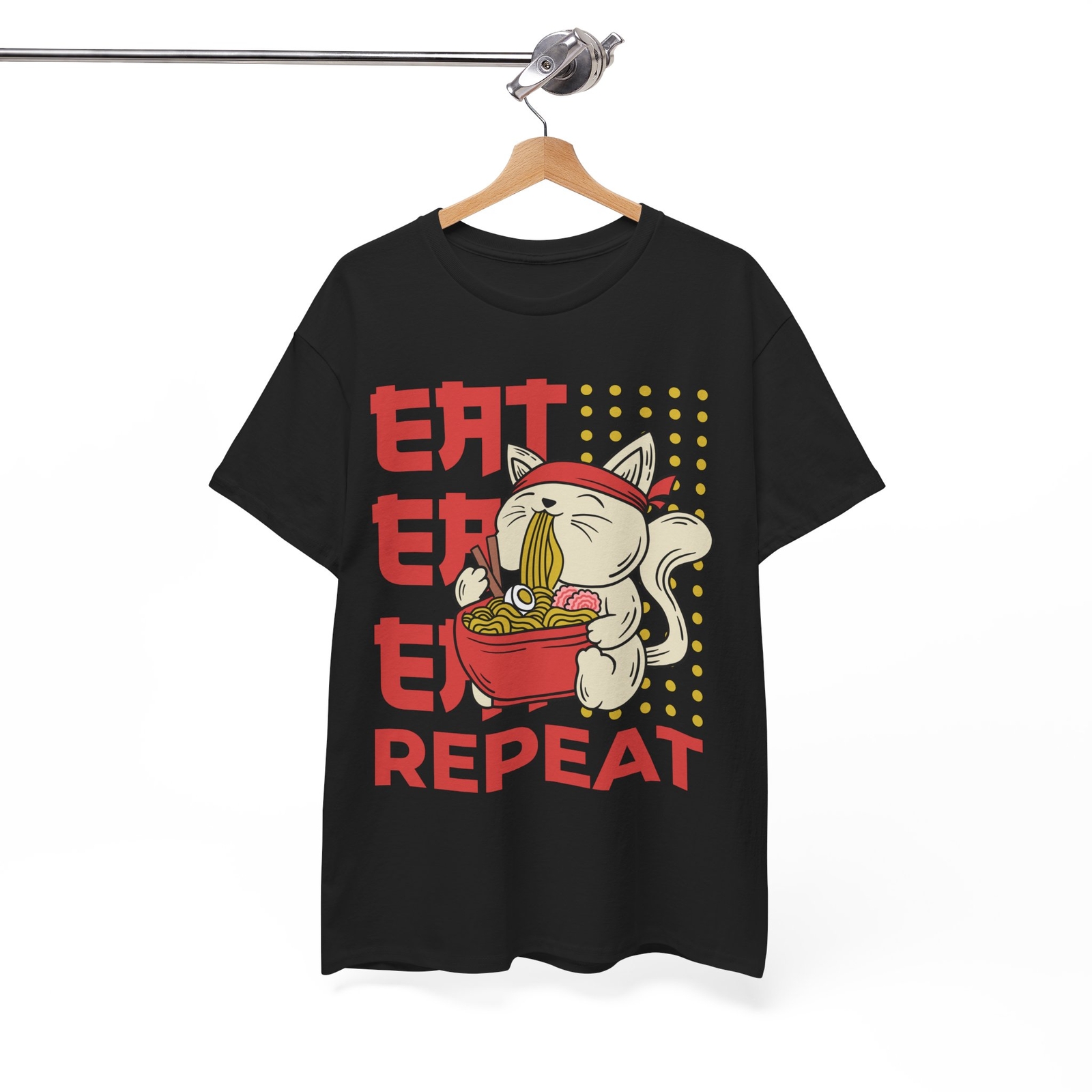 Eat Repeat T-Shirt | Traditional Japan Samurai Tee | History & Culture Shirt