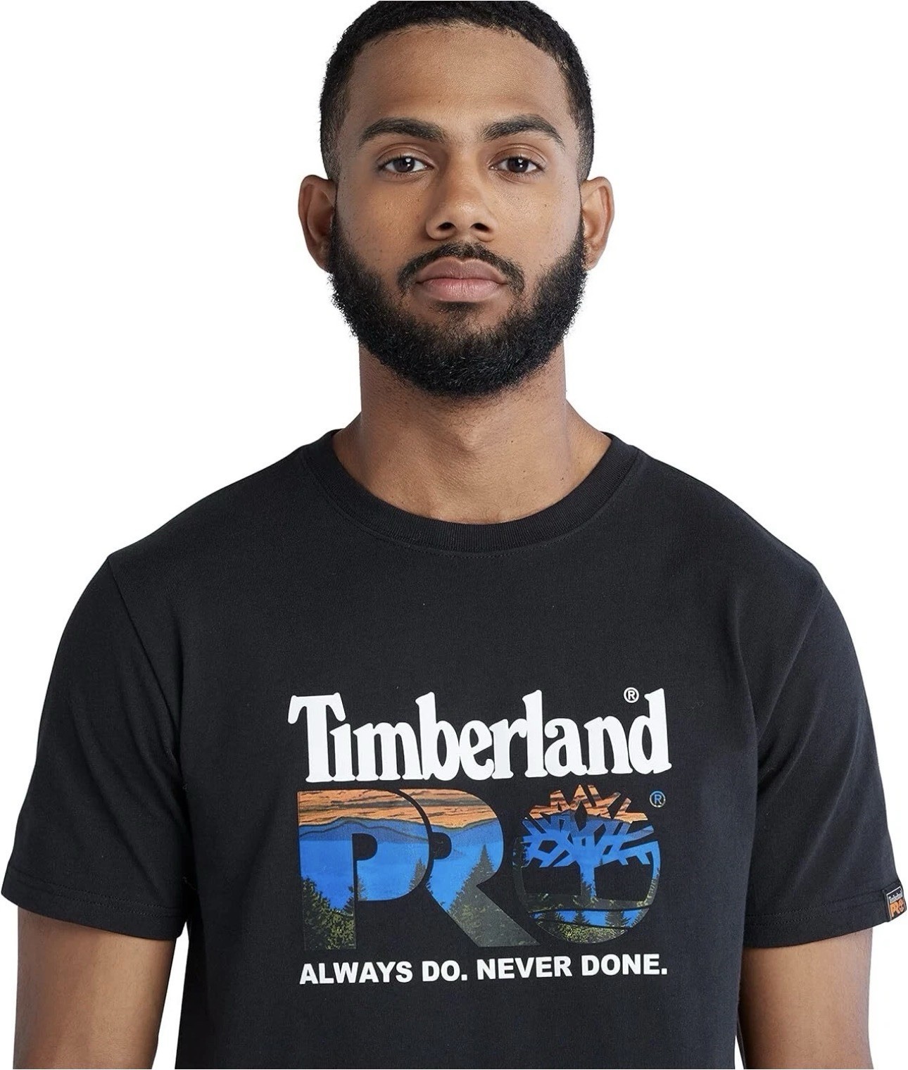 Timberland PRO Men’s Core Chest Logo Short-Sleeve T-Shirt Small Black