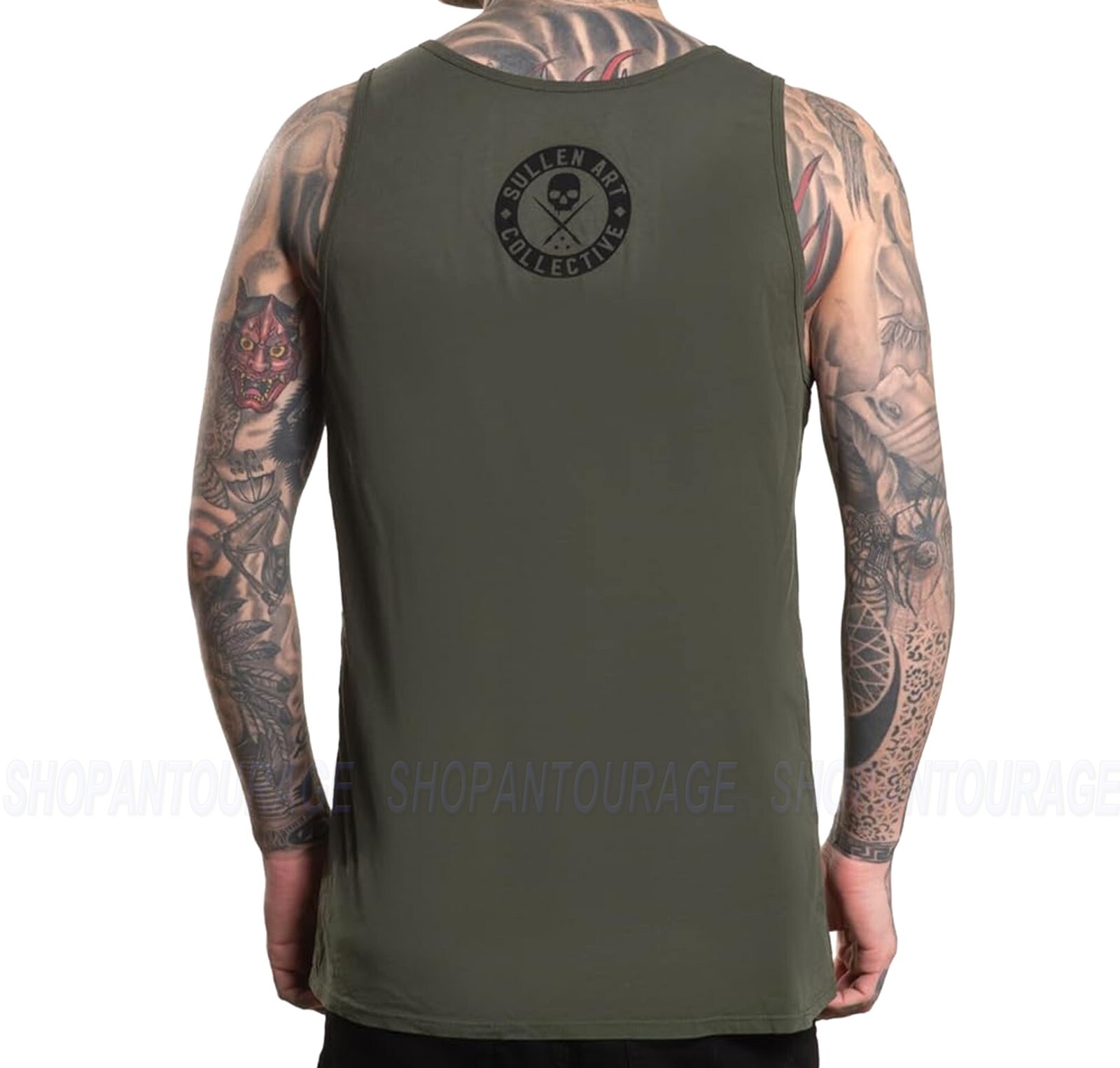 Sullen Art Collective SAC SCM7205 New Tattoo Skull Sleeveless Tank Top for Men