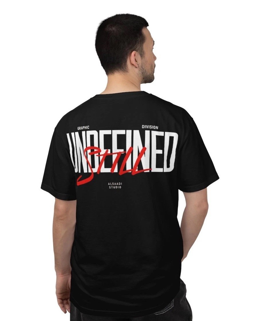 Still Undefined Bold Graphic Streetwear Tee | Unisex Black Comfort Colors 1717