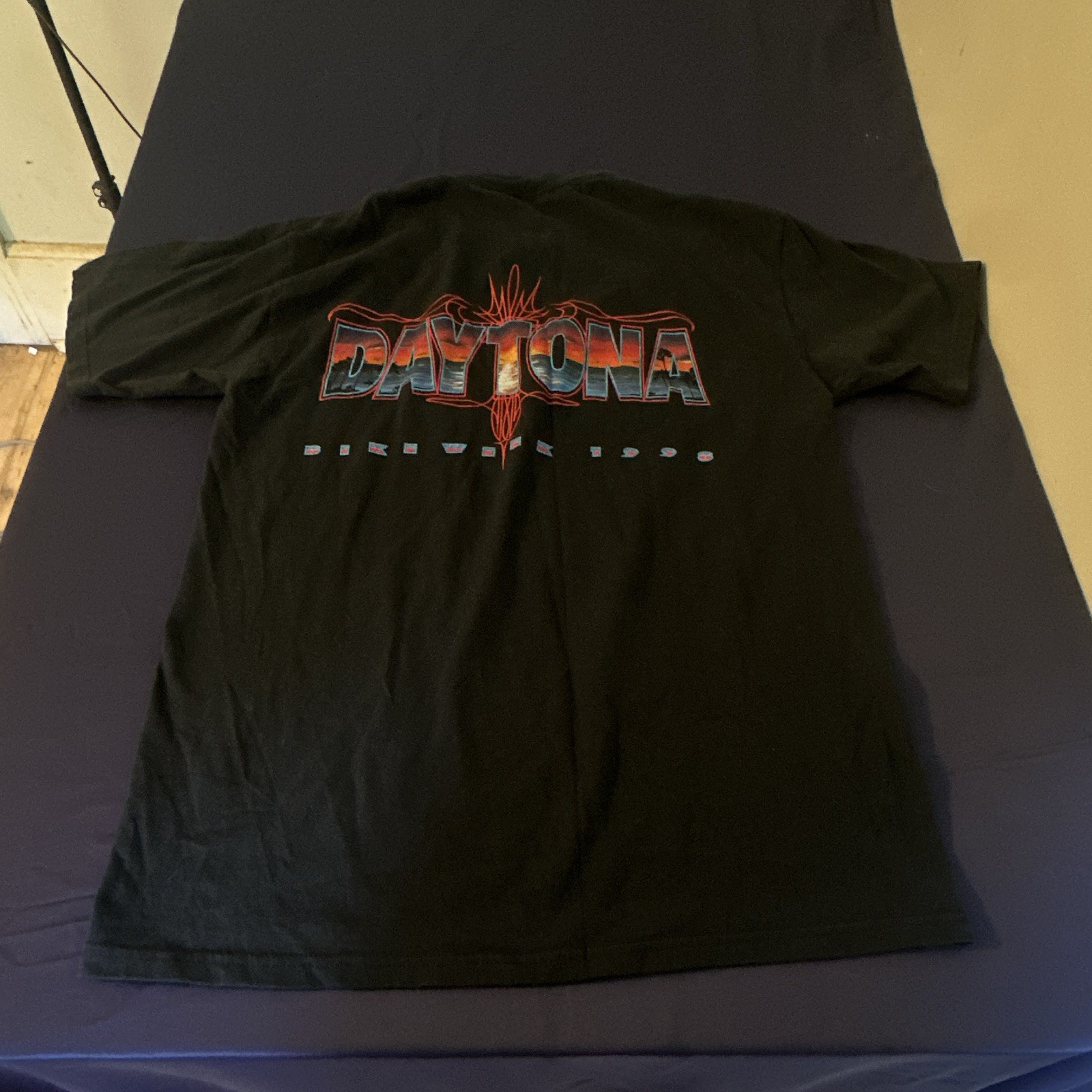 Vtg 1999 Daytona Bike Week Shirt Mens Large L Competitors View Double Sided 90s