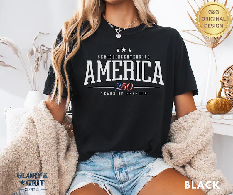 America 250th Anniversary Shirt, Patriotic USA 4th of July Tee