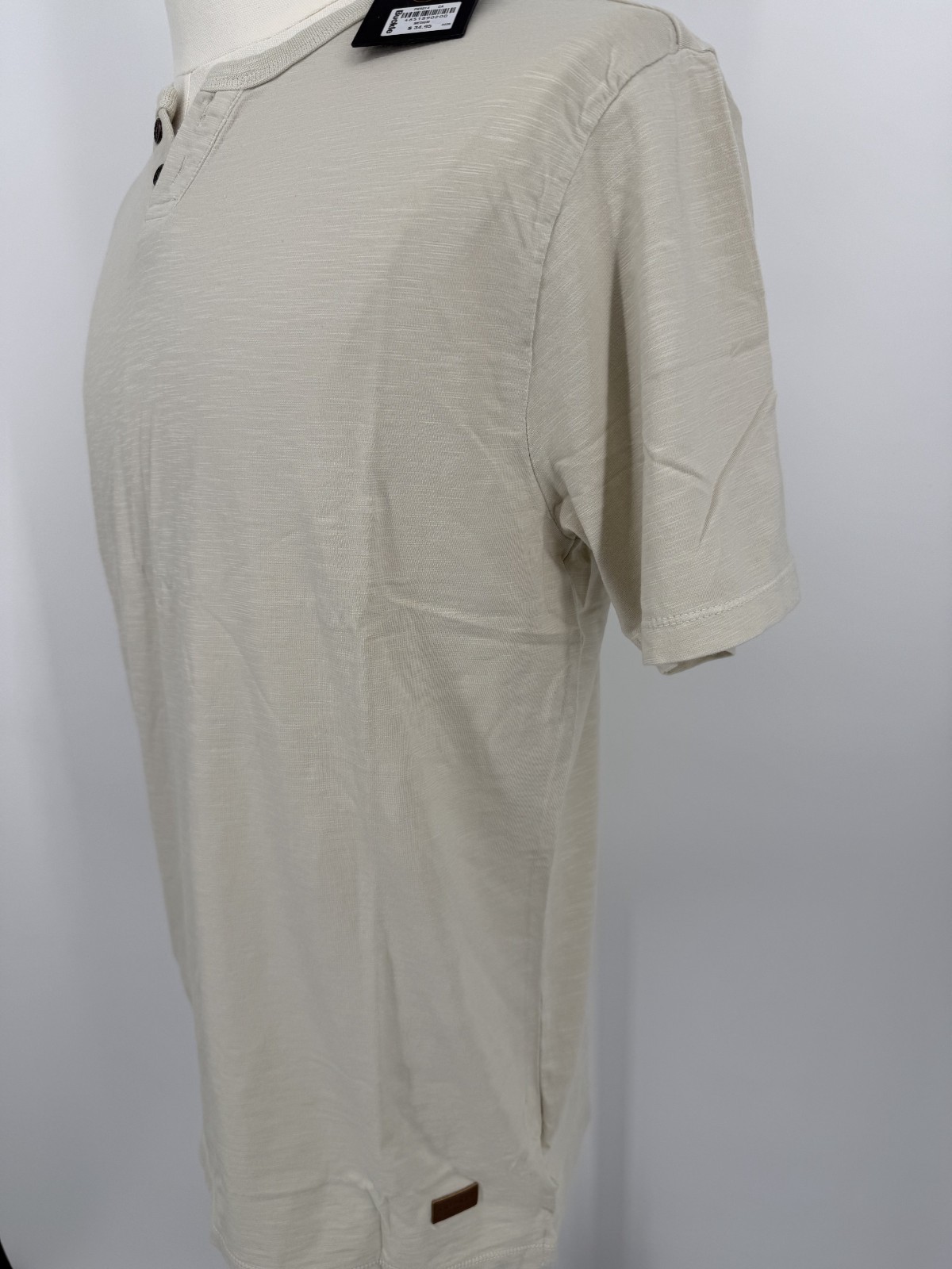 Outpost Makers Textured Fabric Washed Henley Medium Size Cartouche PK3314