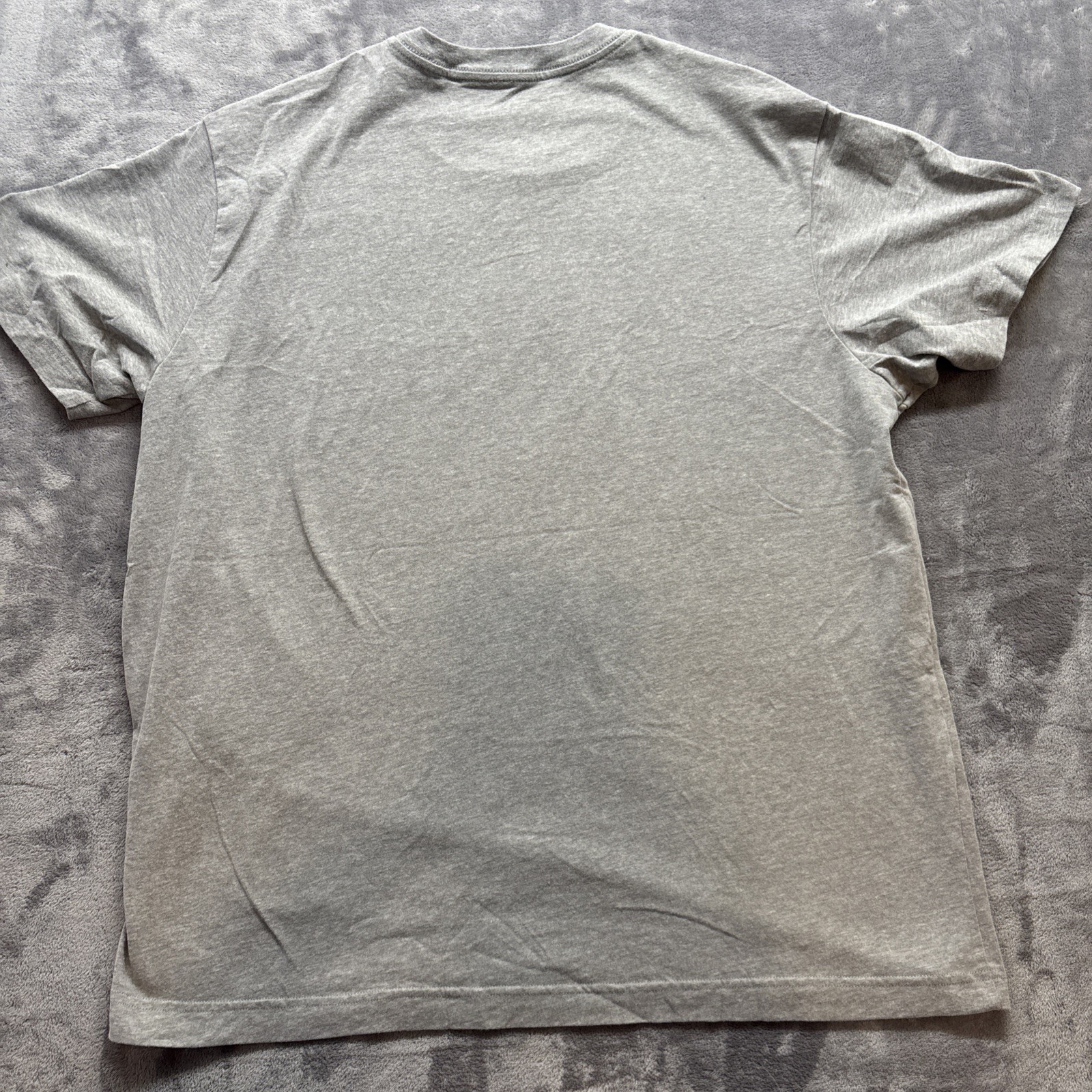 Orvis Patriotic Dog Graphic T-Shirt Gray Short Sleeve XL USA Flag 1856