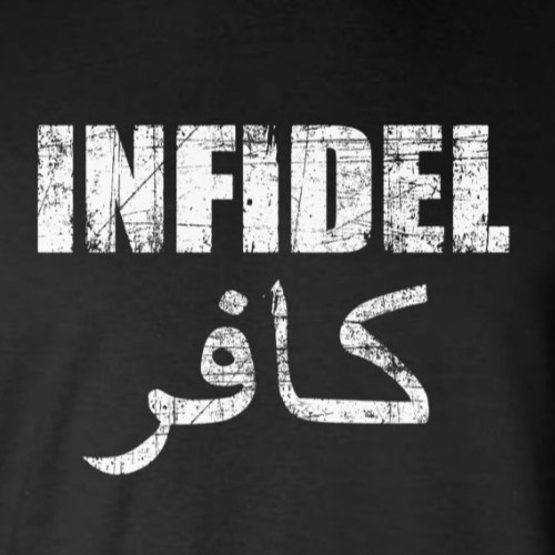 Infidel 2-Sided T-Shirt – USA Patriotic Freedom Military Proud Pro Gun Rights