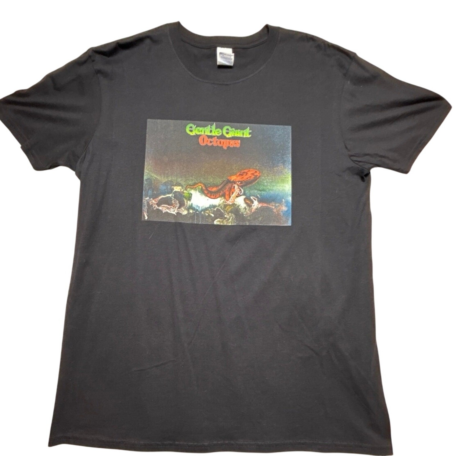 Gentle Giant Octopus Album Cover Band T-Shirt XL Prog Rock Reprint