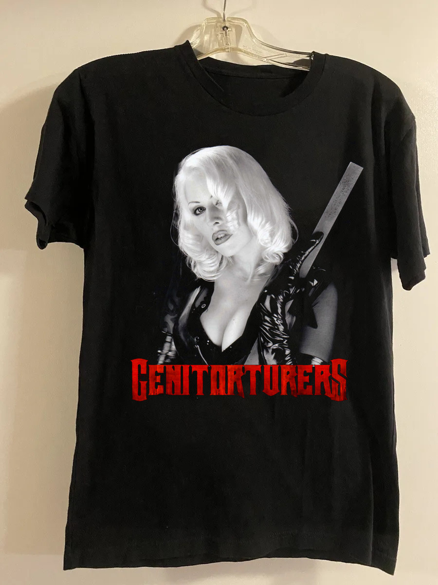 SALE Trend Genitorturers Metal Band Black Short Sleeve Size S-4XL Shirt
