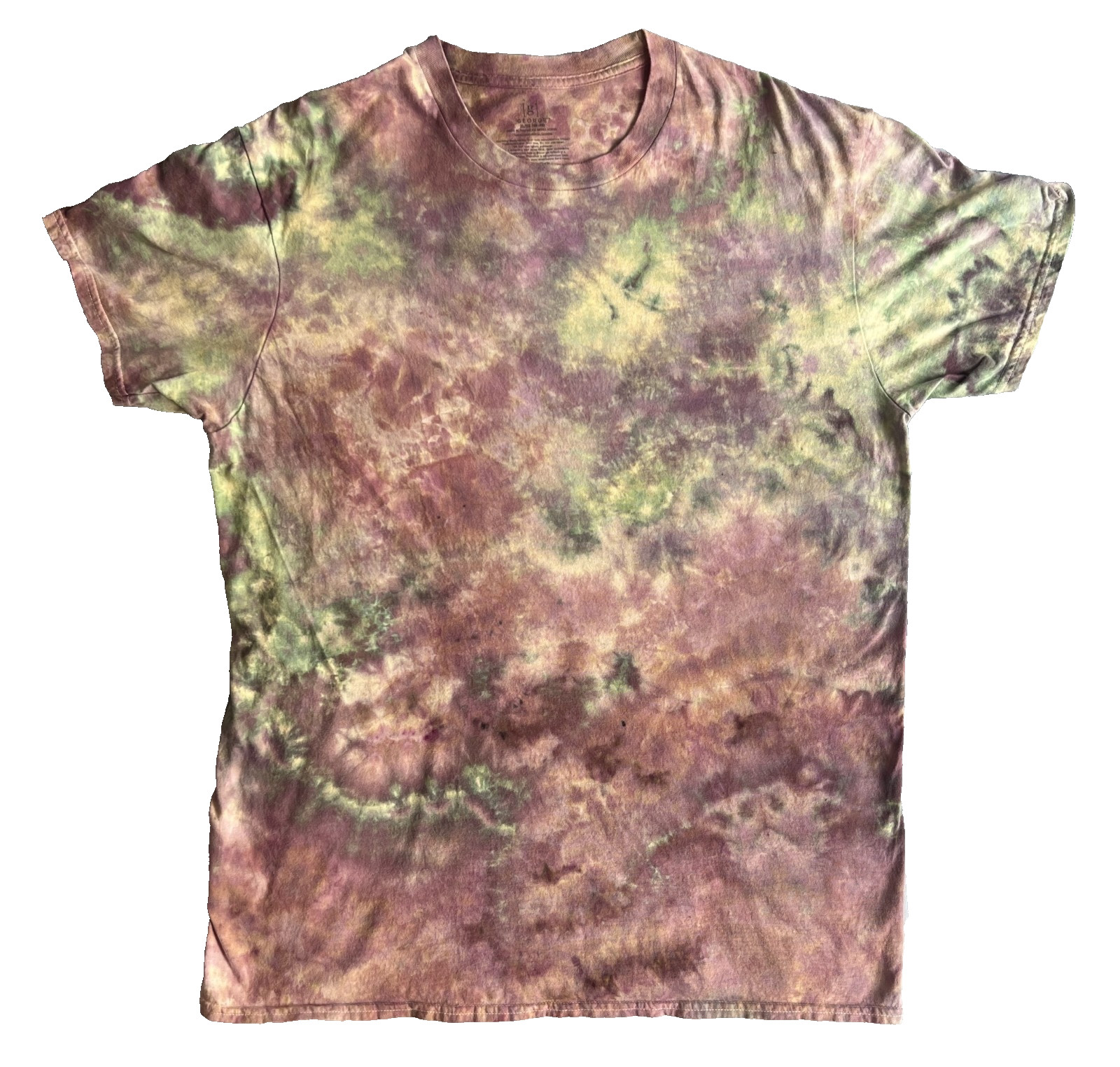 NEW Ice Tie Dye T-Shirt, Unisex XL SS, Purple Green Blue