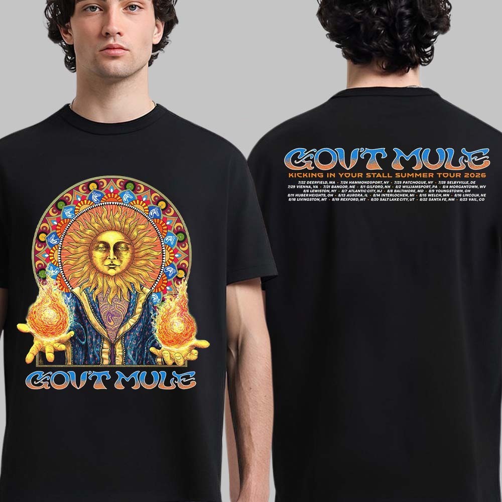 Gov’t Mule Kicking In Your Stall Summer Tour 2026 T-Shirt