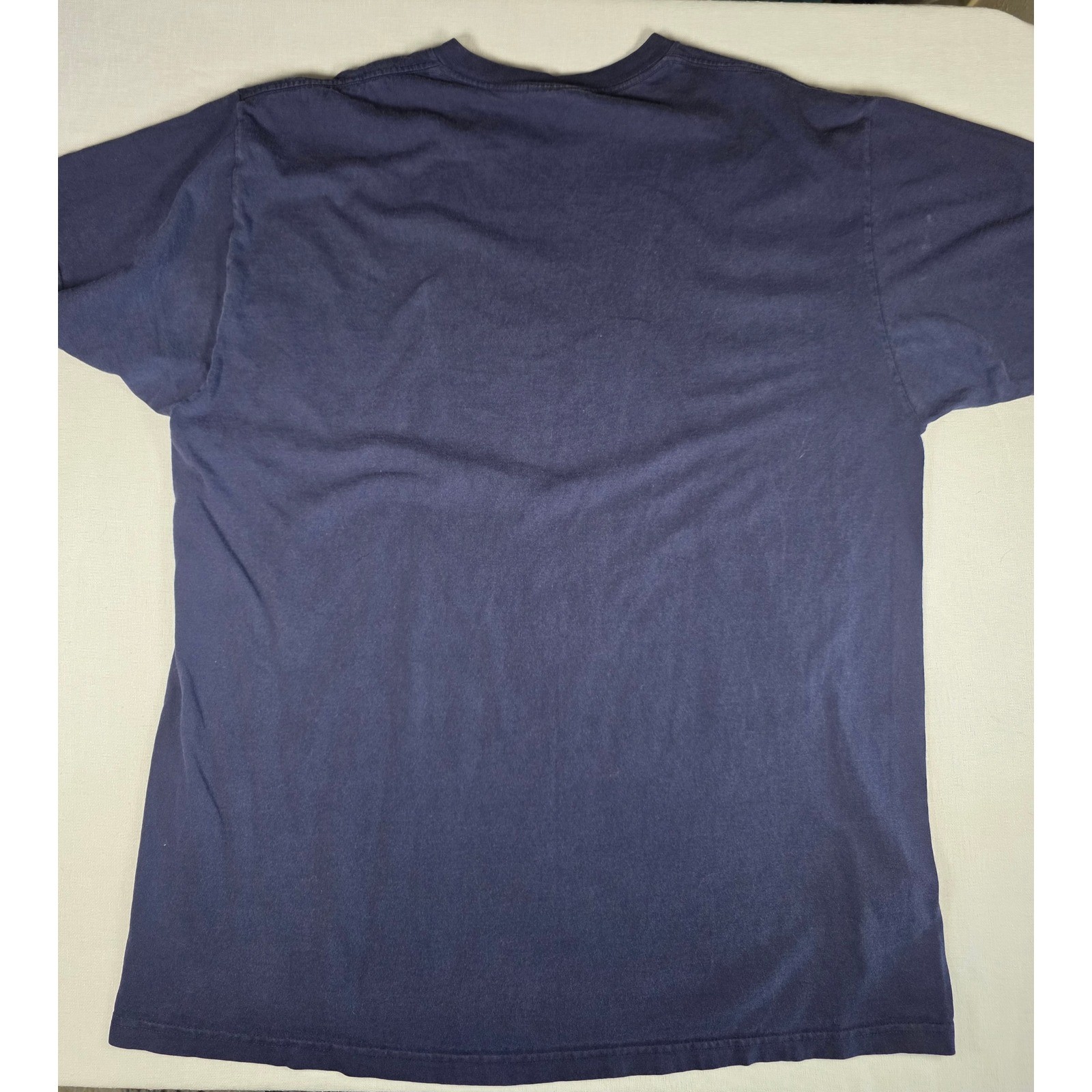 Polo Jeans Ralph Lauren Mens Navy Blue Graphic T-Shirt Large vintage Y2K retro
