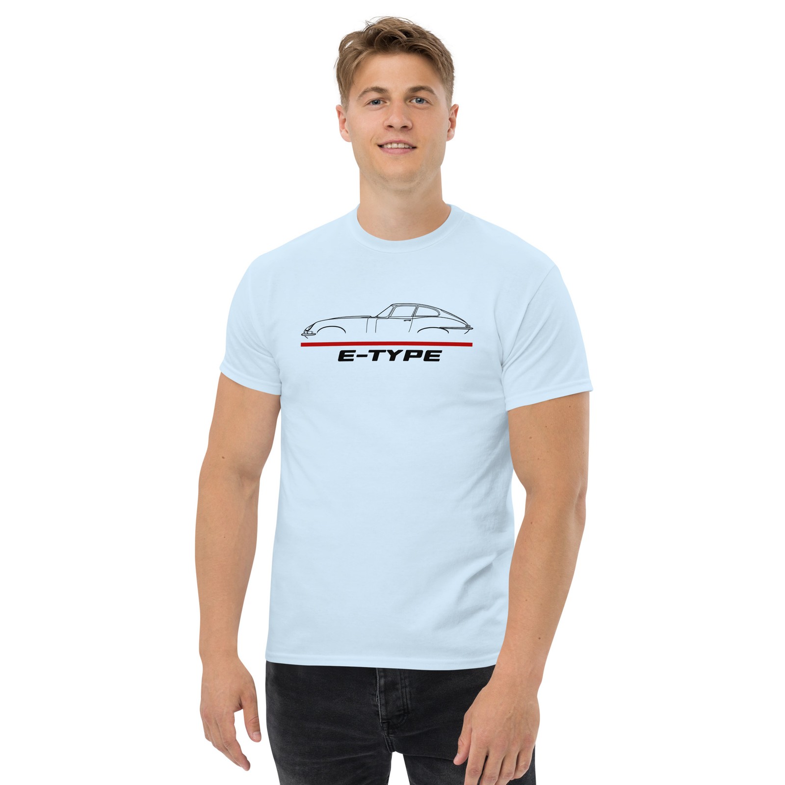 For Jaguar E-Type Fans Timeless Classic Sports Car T-Shirt Birthday Gift