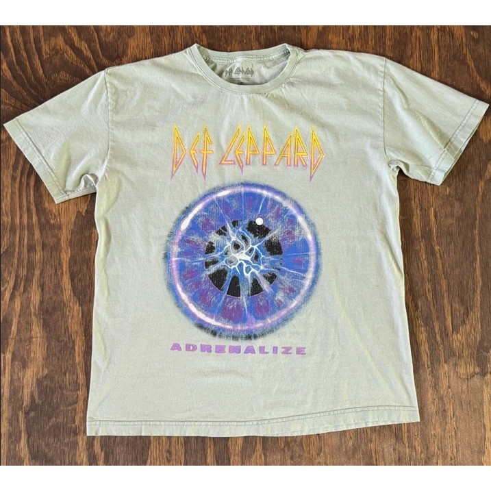 Def Leppard Adrenalize T-Shirt Large 2022 Rock Band Graphic Tee