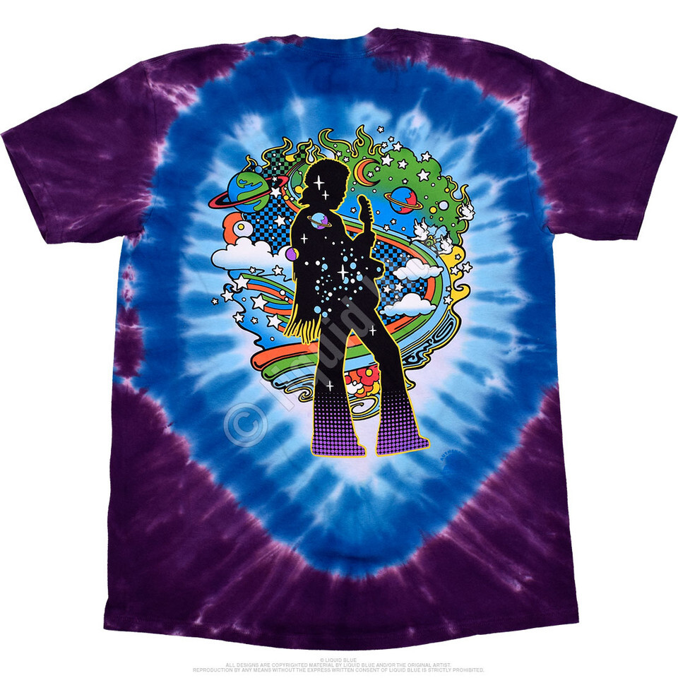 JIMI HENDRIX-MOD-TIE DYE-2 SIDED T-SHIRT S-M-L-XL-XXL Experience, GYPSIES