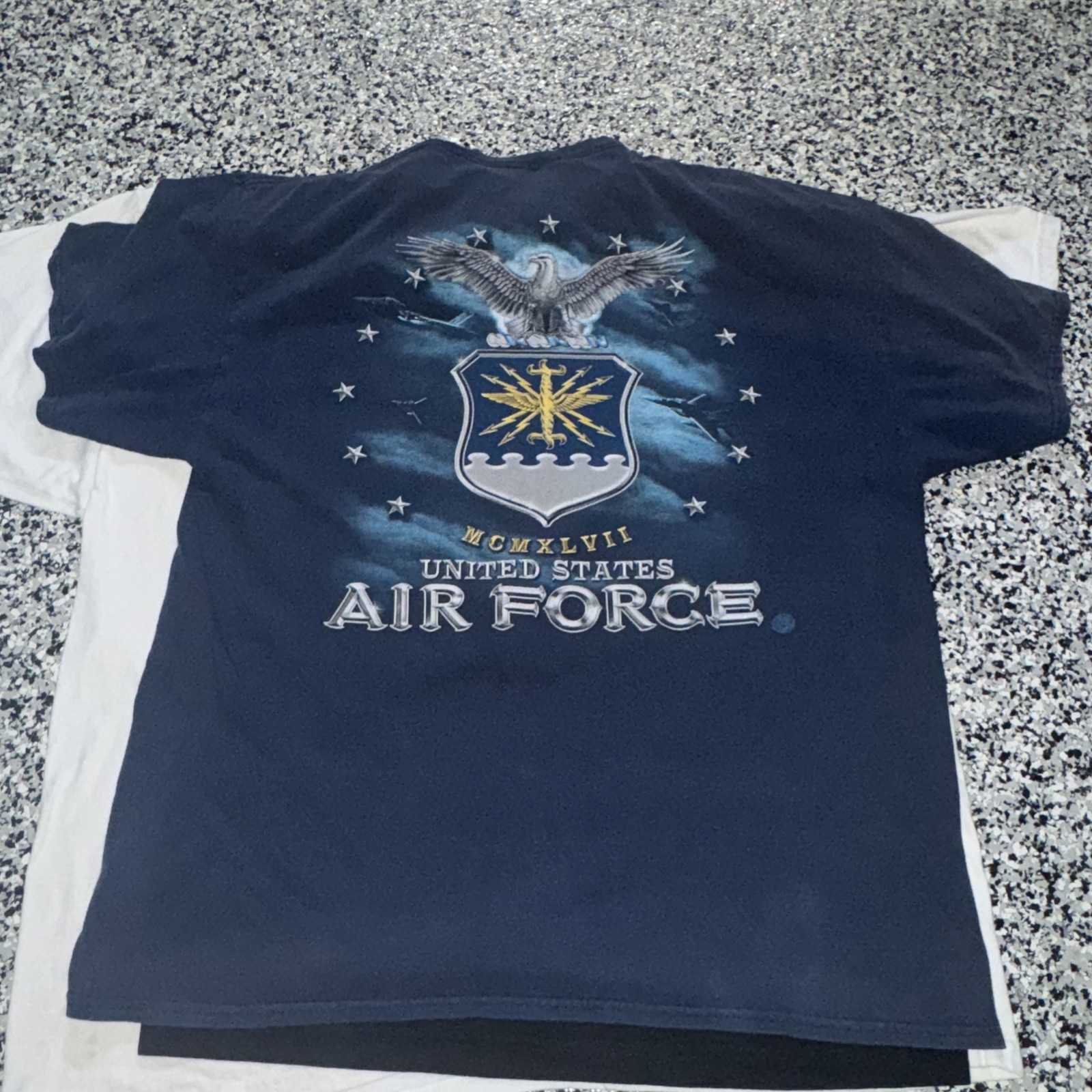 LOT OF 12 VINTAGE T SHIRTS MILITARY USA Navy Air Force Armed Forces National (46
