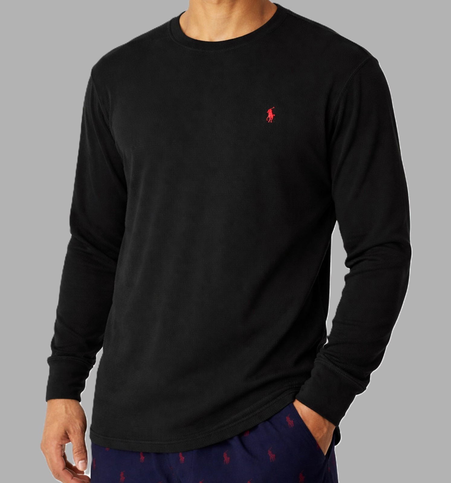 NWT – POLO RALPH LAUREN Mens Waffle Knit Thermal Long Sleeve Shirts : S – XXL