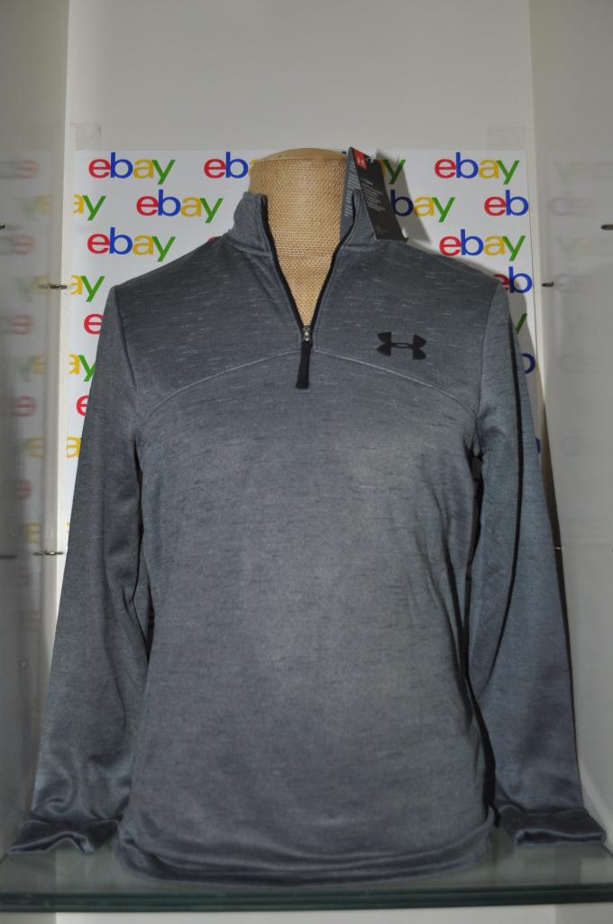 Under Armour Fleece Lightweight 1/4 Zip Mens Long Sleeve Shirt 1299382 008 NWT
