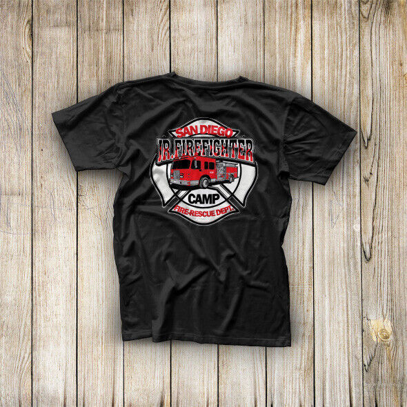 CAL-Fire Summer Fort Worth San-Diego City California Fire Dept. Fighter T-Shirt