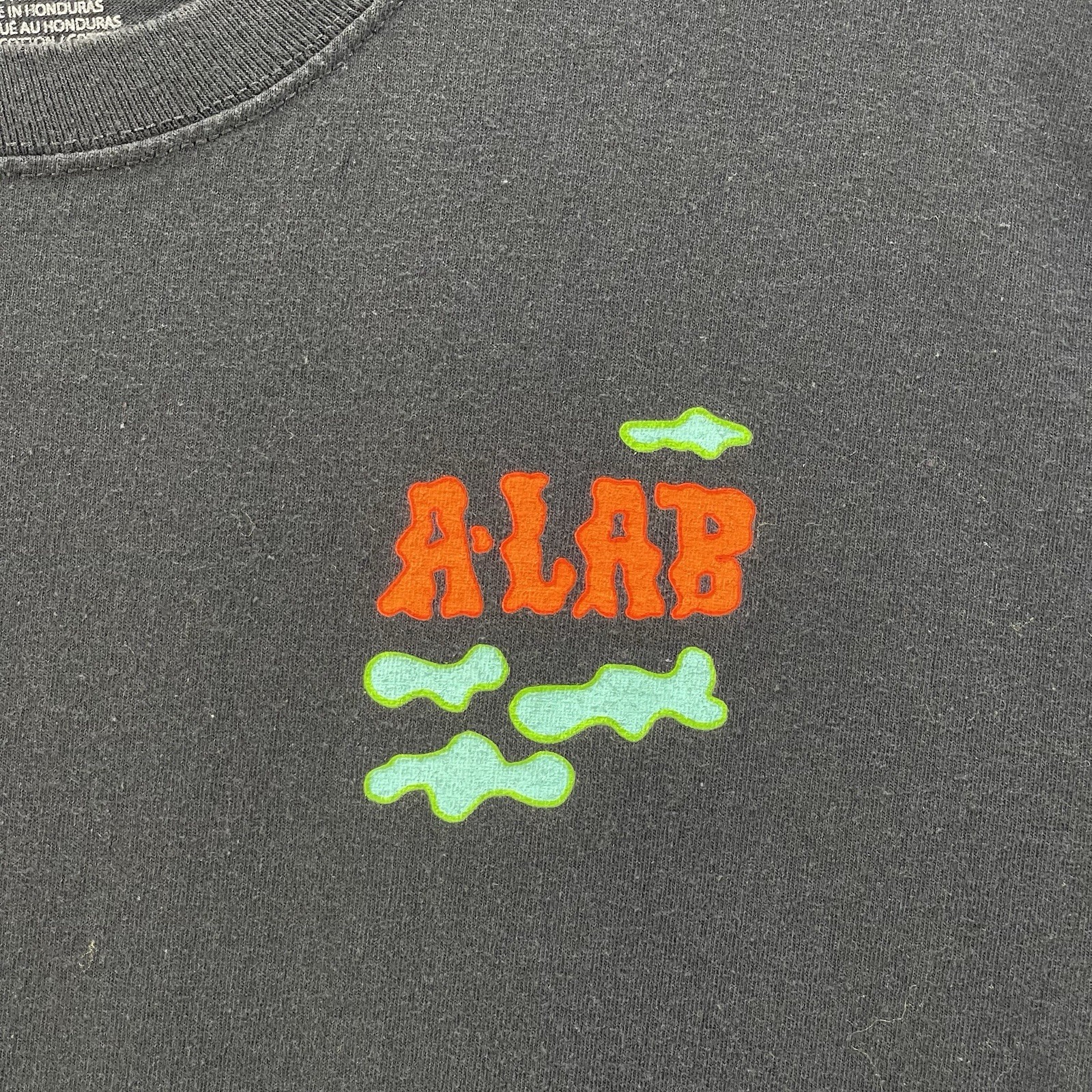 A-Lab Everything Ends Tee Men Medium Black Live While U Can Graphic Thick Cotton