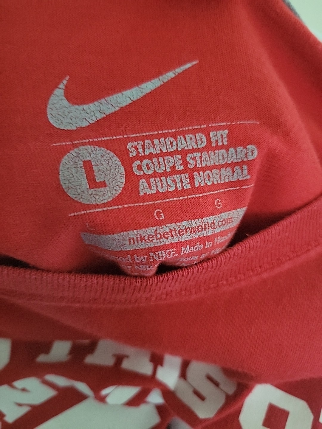 Nike Cincinnati Reds Red T-Shirt Size L And This One Belongs To The Reds MLB NL