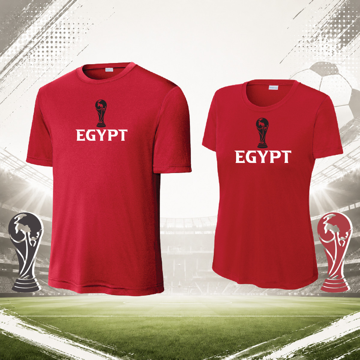 Egypt t-shirt world cup jersey- SHIPS FROM FLORIDA PRIORITY MAIL