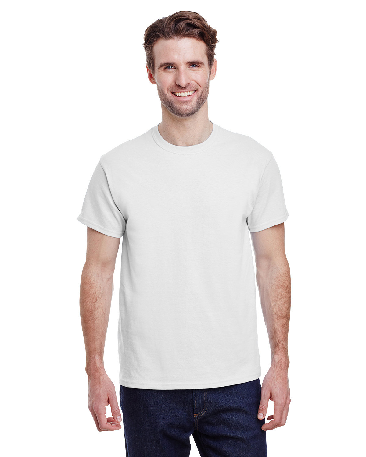 Gildan Mens Heavy Cotton Short Sleeve Plain Solid Casual Blank T-Shirt – G500