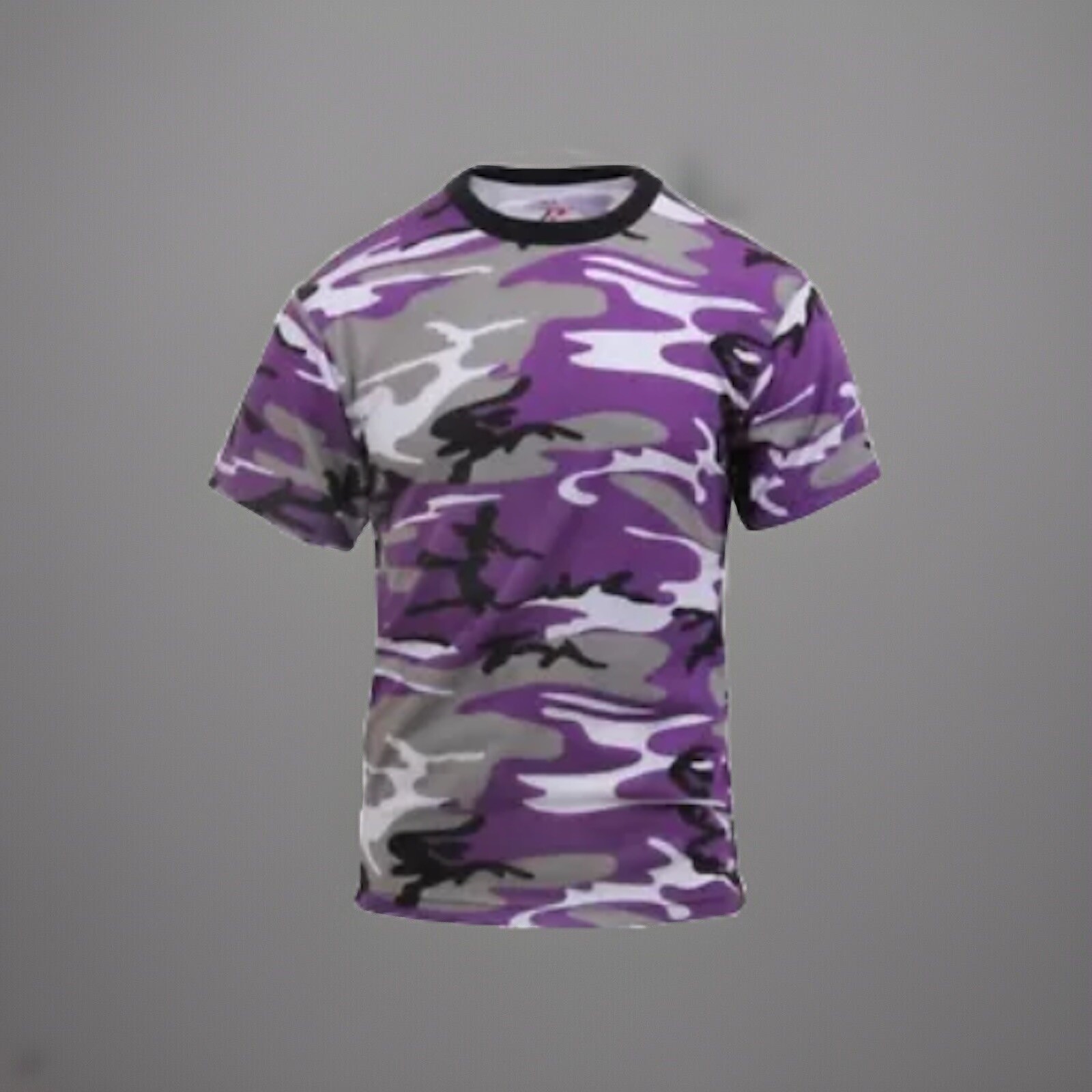 ROTHCO – PURPLE URBAN CAMO / 60% COTTON 40% POLY / S-SLEEVE T-SHIRT (S)