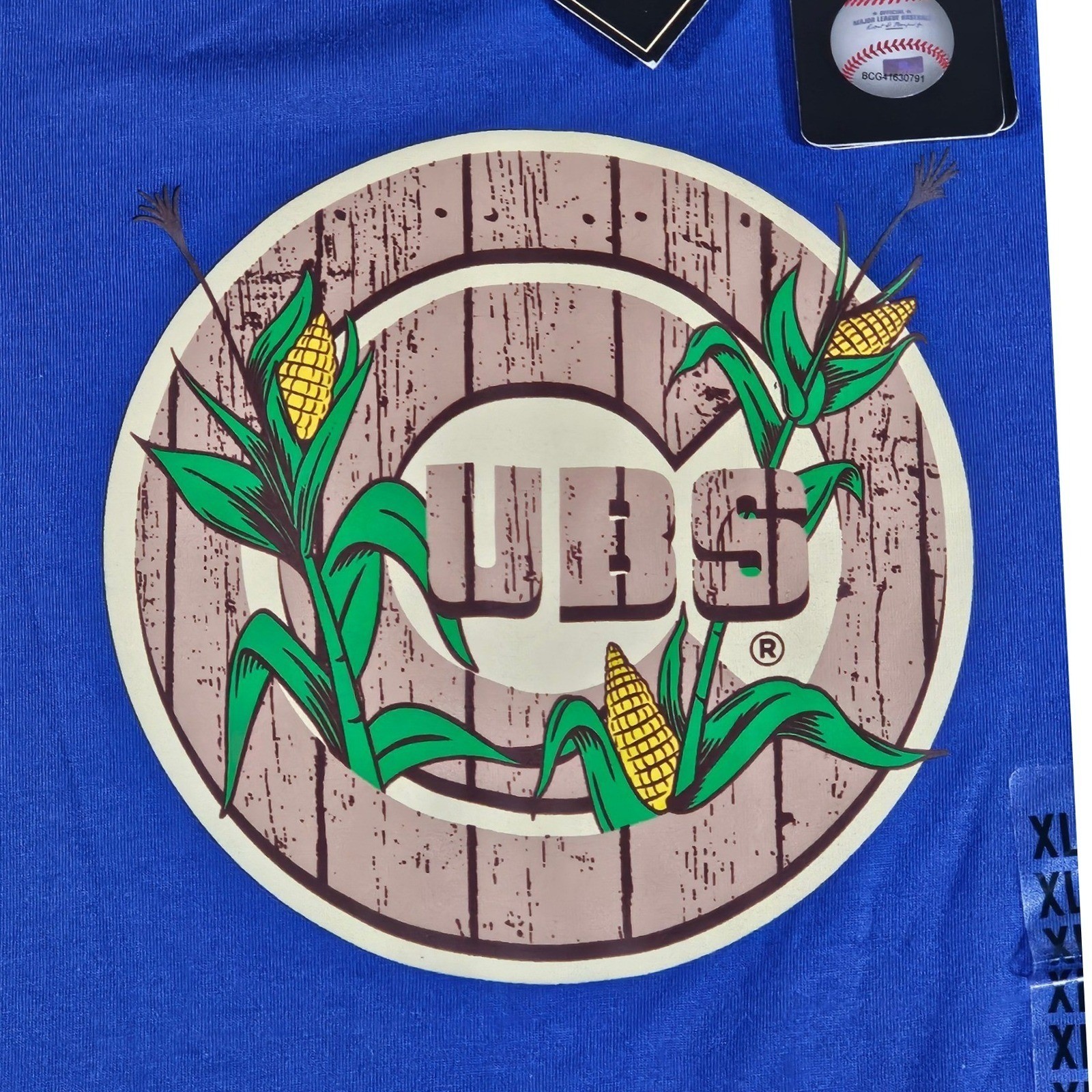 Baseballism Chicago Cubs “Field of Dreams” tee features a barnyard-themed NWT