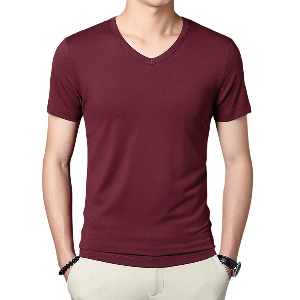 Black White Dark Gray Light Gray Wine Red Dark Blue Brown Green Men’s T Shirt