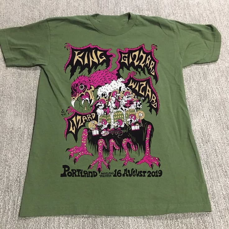 King Gizzard & The Lizard Wizard Live Band Cotton S To 5xl T-shirt BL1301