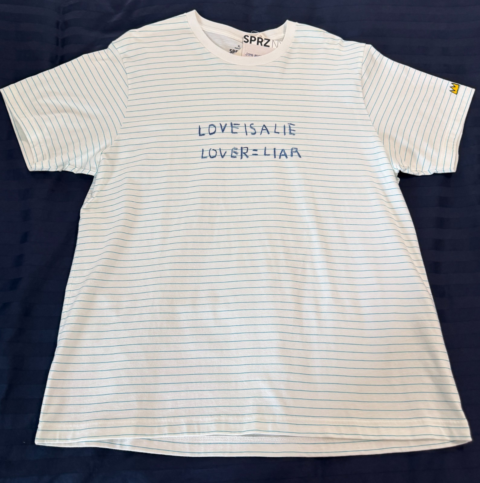 Uniqlo SPRZ NY x Jean Michel Basquiat “The Notebooks” Tee sz XL *NEW* kaws shirt
