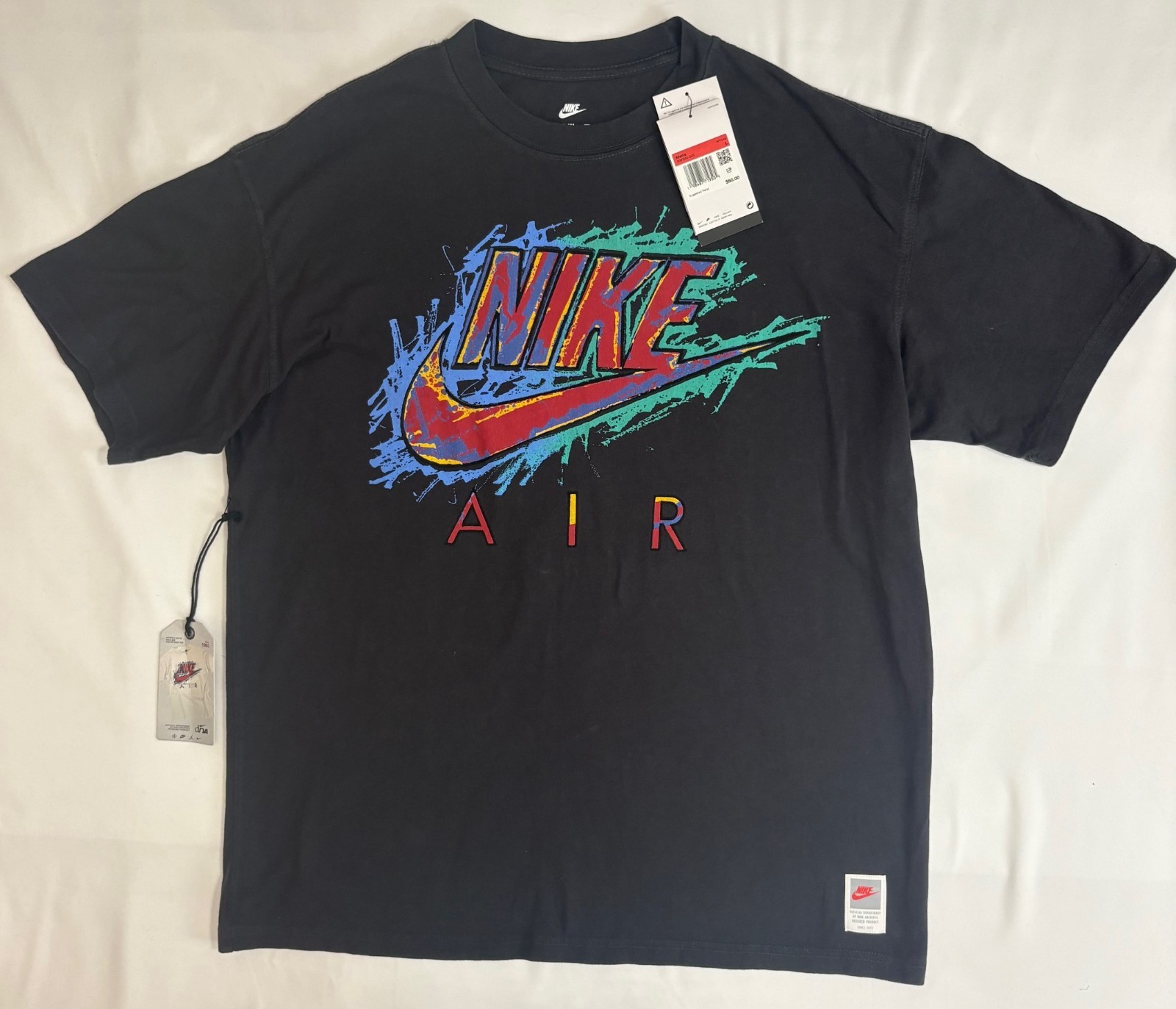 Nike Max 90 Men’s Black T-Shirt Sz Large DNA Reissued Gear IM7844-045