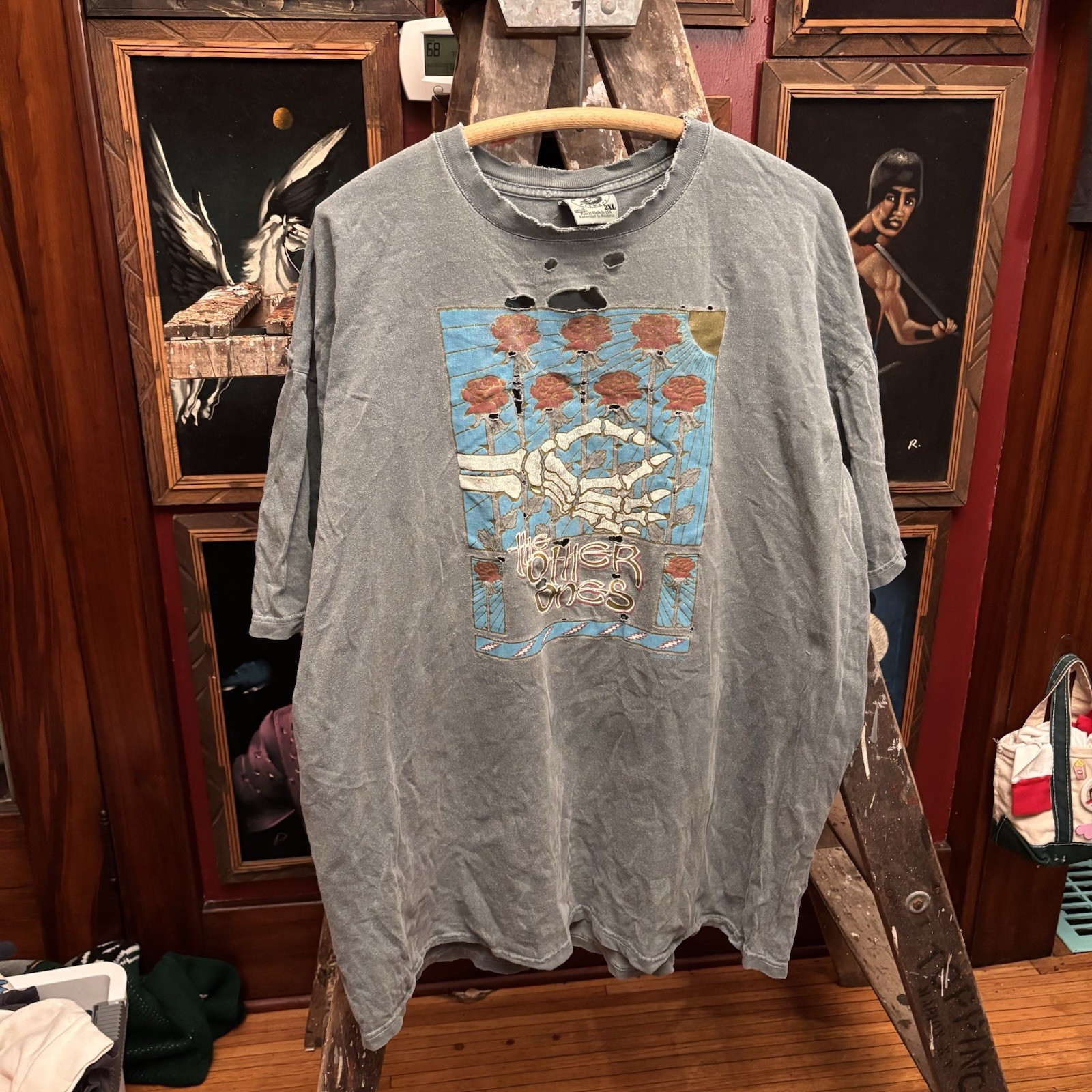 Vintage The Other Ones Grateful Dead Bob Weir 2002 Thrashed Tour T-Shirt XXL