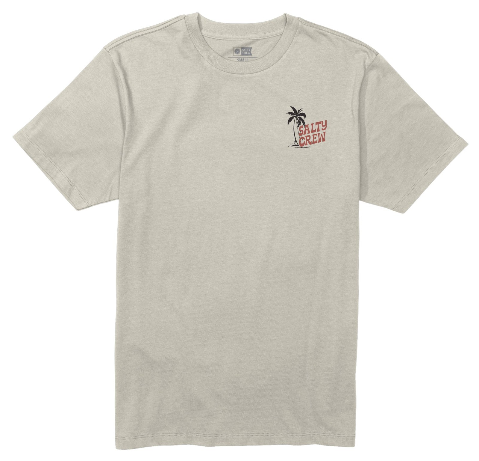 Salty Crew Lounge Men’s Short Sleeve T-Shirt – Bone – New